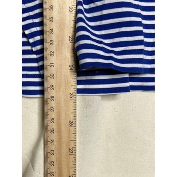 Polo Ralph Lauren Men's Blue Striped‎ Polo Shirt Size Medium - Picture 7 of 7